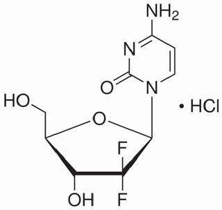 4-amino-1-(2-deoxy-2,2-difluoropentofuranosyl)pyrimidin-2(1H)-one
