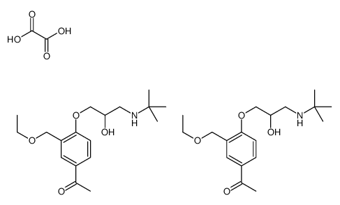 1-[4-[3-(tert-butylamino)-2-hydroxypropoxy]-3-(ethoxymethyl)phenyl]ethanone,oxalic acid