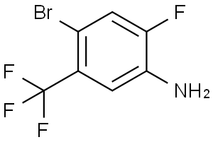 Benzenamine, 4-bromo-2-fluoro-5-(trifluoromethyl)-