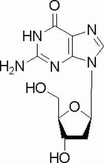 2-amino-9-(2-deoxypentofuranosyl)-3,9-dihydro-6H-purin-6-one