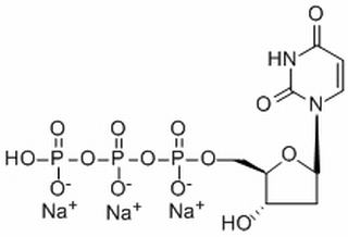 2,4(1H,3H)-pyrimidinedione, 1-[2-deoxy-5-O-[hydroxy[[hydroxy(phosphonooxy)phosphinyl]oxy]phosphinyl]pentofuranosyl]-, monosodium salt