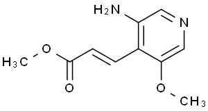 (E)-3-(3-氨基-5-甲氧基吡啶-4-基)丙烯酸甲酯