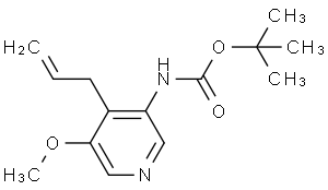 (4-烯丙基-5-甲氧基吡啶-3-基)氨基甲酸叔丁酯