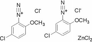 zinc 5-chloro-2-methoxy-benzenediazonium trichloride
