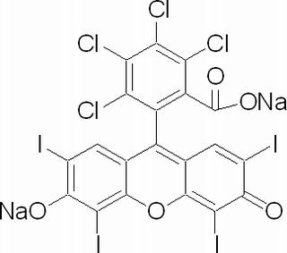 2,4,5,7-Tetraido(m,p,o,m)tetrachlorofluorescein,disodium salt