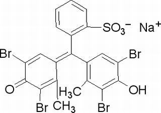 [2-[(Z)-(3,5-dibromo-4-hydroxy-2-methyl-phenyl)-(3,5-dibromo-2-methyl-4-oxo-1-cyclohexa-2,5-dienylidene)methyl]phenyl]sulfanyloxyperoxysodium
