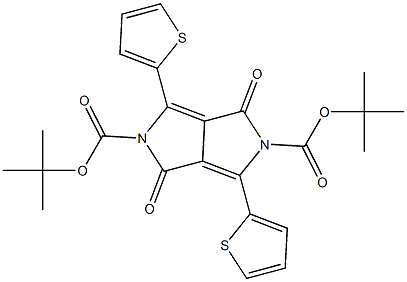 di-tert-butyl 1,4-dioxo-3,6-di(thiophen-2-yl)pyrrolo[3,4-c]pyrrole-2,5(1H,4H)-dicarboxylate