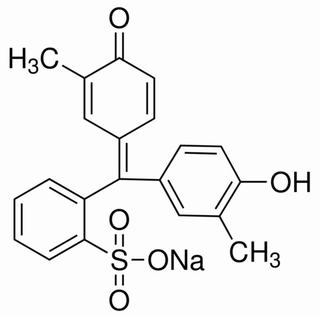 sodium 2-[(Z)-(4-hydroxy-3-methylphenyl)(3-methyl-4-oxocyclohexa-2,5-dien-1-ylidene)methyl]benzenesulfonate
