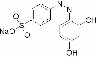 4-[(2,4-dihydroxyphenyl)azo]-benzenesulfonicacimonosodiumsalt