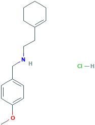 2-(1-Cyclohexen-1-yl)-N-(4-methoxybenzyl)-1-ethanamine hydrochloride