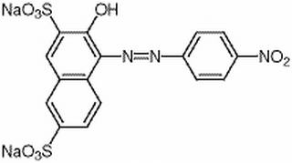 (4Z)-4-[(4-nitrophenyl)hydrazono]-3-oxo-3,4-dihydronaphthalene-2,7-disulfonic acid
