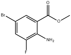 2-Amino-5-bromo-3-fluoro-benzoic acid methyl ester