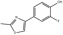 Phenol, 2-fluoro-4-(2-methyl-4-thiazolyl)-