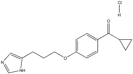 Cyclopropyl[4-[3-(1H-imidazol-5-yl)propoxy]phenyl]methanone hydrochloride
