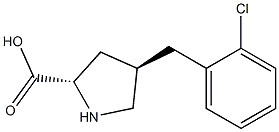 (2S,4R)-4-(2-chlorobenzyl)pyrrolidine-2-carboxylic acid