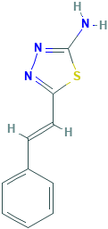 5-[(1E)-2-苯乙烯基]-1,3,4-噻二唑-2-胺
