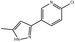 Pyridine, 2-chloro-5-(5-methyl-1H-pyrazol-3-yl)-
