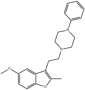 Piperazine, 1-[2-(5-methoxy-2-methyl-3-benzofuranyl)ethyl]-4-phenyl-