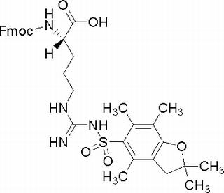 FMOC-(2,2,4,6,7-PENTAMETHYLDIHYDROBENZOFURAN-5-SULFONYL)-L-ARGININE