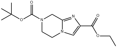5,6-Dihydroimidazo[1,2-a]pyrazine-2,7(8H)-dicarboxylic acid 7-tert-butyl 2-ethyl ester