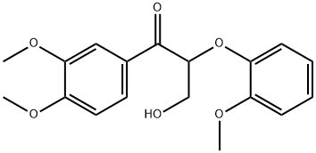 1-Propanone,1-(3,4-dimethoxyphenyl)-3-hydroxy-2-(2-methoxyphenoxy)-