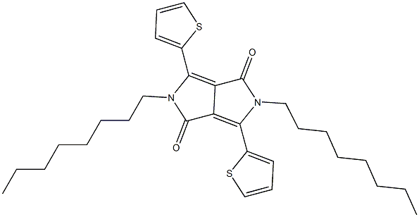 2,5-dioctyl-3,6-di(thiophen-2-yl)pyrrolo[3,4-c] pyrrole-1,4(2H,5H)-dione