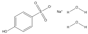 Benzenesulfonic acid, 4-hydroxy-, monosodium salt, dihydrate