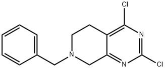 2,4-dichloro-7-(phenylmethyl)-6,8-dihydro-5H-pyrido[3,4-d]pyrimidine