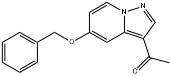 1-(5-benzyloxypyrazolo[1,5-a]pyridine-3-yl)ethanone