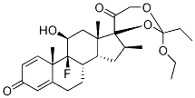 (11beta,16beta)-17,21-[(1-Ethoxypropylidene)bis(oxy)]-9-fluoro-11-hydroxy-16-methylpregna-1,4-diene-3,20-dione