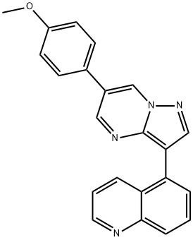 5-[6-(4-Methoxyphenyl)pyrazolo[1,5-a]pyrimidin-3-yl]quinoline