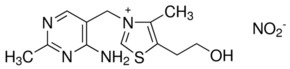 3-[(4-amino-2-methylpyrimidin-5-yl)methyl]-5-(2-hydroxyethyl)-4-methyl-1,3-thiazol-3-ium nitrate