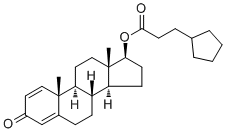17beta-Hydroxy-androsta-1,4-dien-3-one cyclopentanepropionate