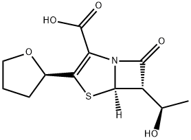4-Thia-1-azabicyclo[3.2.0]hept-2-ene-2-carboxylic acid, 6-[(1R)-1-hydroxyethyl]-7-oxo-3-[(2R)-tetrahydro-2-furanyl]-, (5R,6S)-