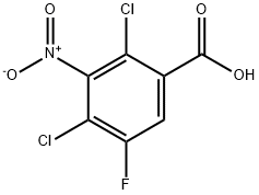 2,4-Dichloro-3-hitro-5-fluorobenzoicacid