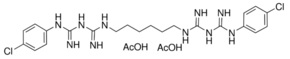 1,6-双(N1-对氯苯基-N5-双胍基)己烷二醋酸盐