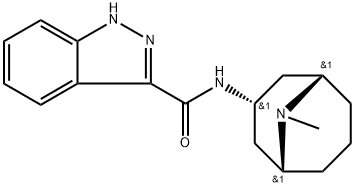 向内-N-(9-甲基-9-氮杂双环[3.3.1]壬烷-3基)-1H-吲唑-3-甲酰胺