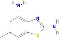 6-methyl-1,3-benzothiazole-2,4-diamine(SALTDATA: FREE)