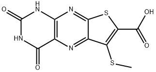 Thieno[3,2-g]pteridine-7-carboxylic acid, 1,2,3,4-tetrahydro-6-(methylthio)-2,4-dioxo-