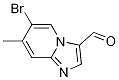 6-溴-7-甲基咪唑并[1,2-a]吡啶-3-甲醛