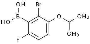 2-Bromo-6-Fluoro-3-Isopropoxyphenylboronic Acid