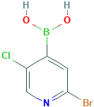 4-Borono-2-bromo-5-chloropyridine