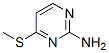 2-Pyrimidinamine, 4-(methylthio)- (9CI)