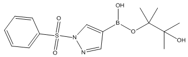 1-(phenylsulfonyl)-4-(4,4,5,5-tetramethyl-1,3,2-dioxaborolan-2-yl)-1H-pyrazole
