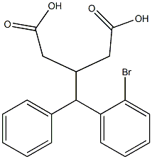 3-((2-bromophenyl)(phenyl)methyl)pentanedioic acid