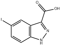 1H-indazole-3-carboxylic acid, 5-iodo-