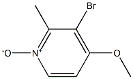3-bromo-4-methoxy-2-methylpyridine N-oxide