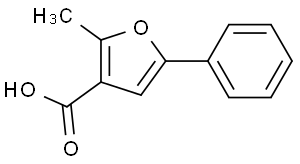 2-methyl-5-phenyl-3-furoic acide