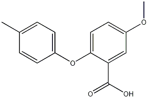 5-METHOXY-2-(P-TOLYLOXY)BENZOIC ACID