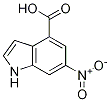 1H-Indole-4-carboxylic acid, 6-nitro-